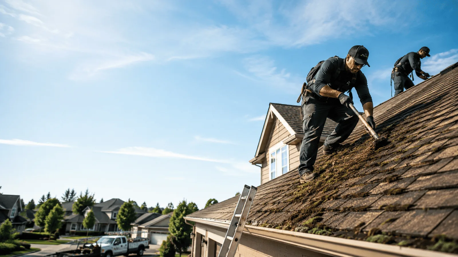 Roof Moss Removal in Mansfield, MA near me